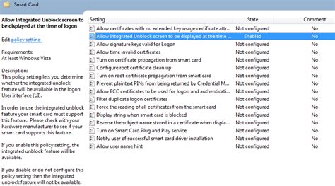 smart card pin cache|Smart Card Group Policy and Registry S.